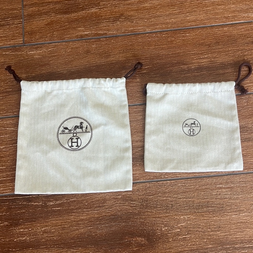 2 Hermes Dust Bags